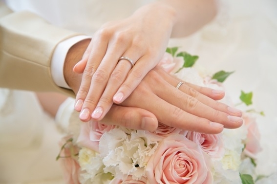 結婚指輪の写真