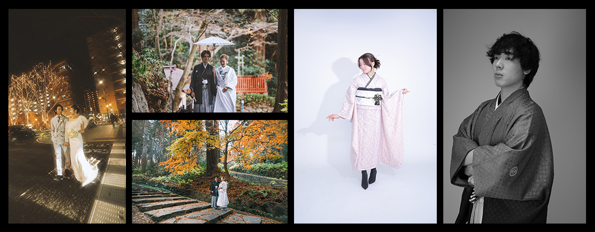 女性スタッフが多く明るいスタジオ。KIDSから成人式、結婚式まで和やかな雰囲気で撮影いただけます♪